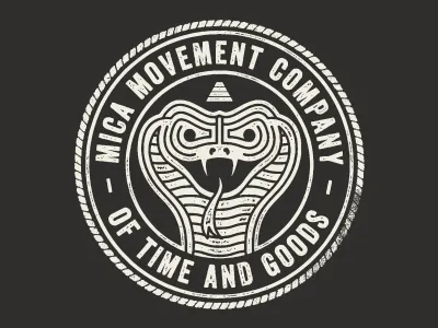 Mica Serpent Seal apparel illustration logo seal serpent snake texture