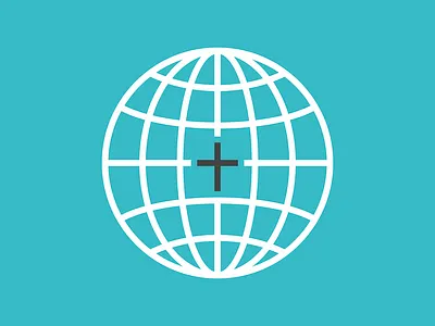 Global Church christian church cross globe