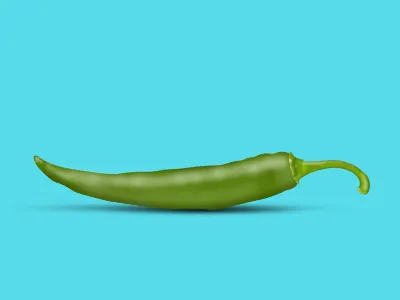 Chilli arjun kani arjun kanithottathil chilly chilli drawing green chilli photoshop realistic