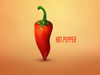 Hot Pepper hot painting pepper photoshop