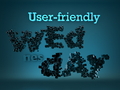 Wednesday - third day 3d atwork blue cinema 4d metal steel wednesday week