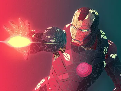 I am Iron-Man character comic book comics illustration iron man movie triangles