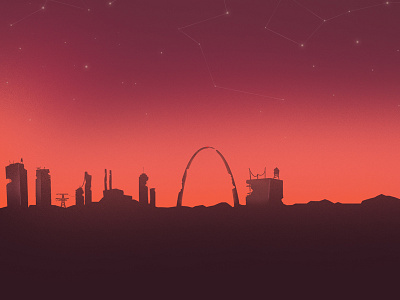 Apocalypse Level apocalypse background buildings city destruction game pixel press st. louis the arch video game