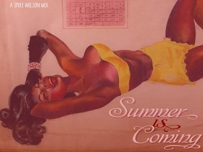 Summer Is Coming Mixtape Cover cover cover art mixtape music photoshop pin up pin up art psd