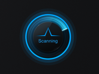 Biophotonic Scan Animation: Early Comp app gui ipad mobile the skins factory ui ui design user interface design ux