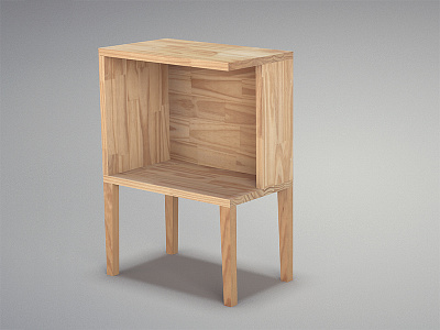 Bedside Table 3d cinema4d furniture interior