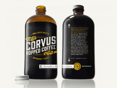 Corvus Hopped Coffee | Packaging coffee colorado corvus denver herman hopped packaging sean