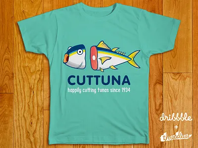 Cuttuna brand company cut playoff rebound tshirt tuna