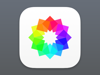 Photochop Icon app icon ios 7 ios7 iphone photochop rainbow