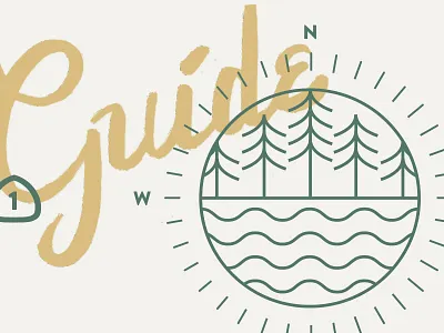 A+R Invitation Elements california compass invitation lettering redwoods seal sun wedding