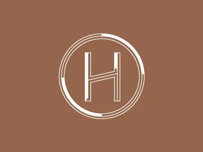 Letter H (wip) custom design h lettering logo mark type