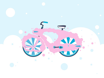 Dream Bicycle bicycle clouds dream image imagination sky sweet sweets vintage