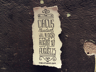 Handmade Type calligraphy grunge handmade retrò type wall