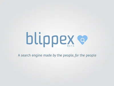 Blippex blippex engine find heart look peer people search