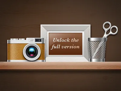 Tile Arcade - Unlock the Full Version camera picture frame scissor shelf tile arcade wire bin wood