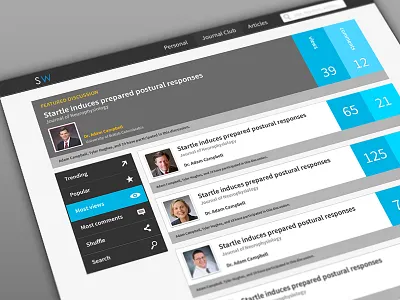 Scholared Works User Interface flat flat design ui user interface ux web design website