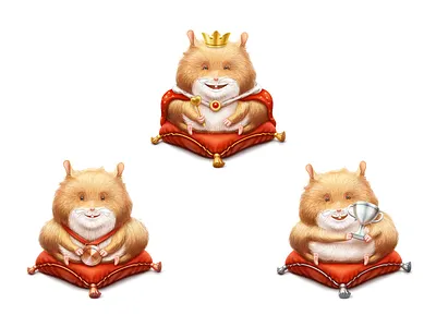 hamsters bronze crown cup cute goblet gold hamster medal pallium pillow silver