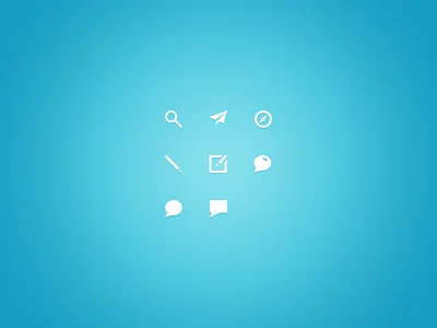 Adroit 16px glyph icons mini small