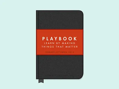 Playbook Notebook flat notebook playbook red simple texture vector