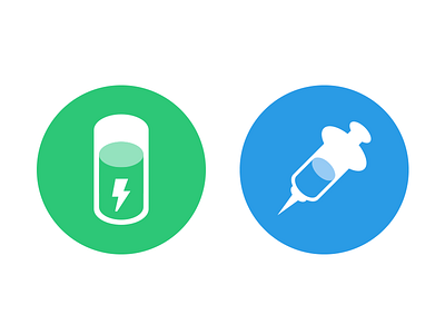 Energy icon drug energy icon medicine