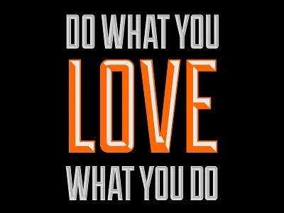 It's that simple... design love type typography