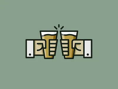 ...to Friday! beer beers brew cheers friday hands icon icons lines thick
