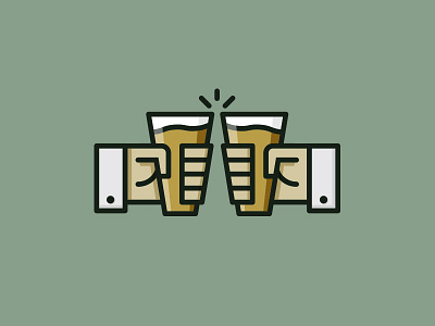 ...to Friday! beer beers brew cheers friday hands icon icons lines thick