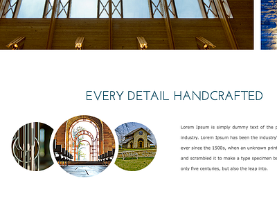 Every Detail Handcrafted chapel hunt chapel josefin sans