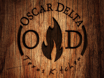 OD Cattle Brand brand burned cattle brand fire grain texas texture wood wood grain