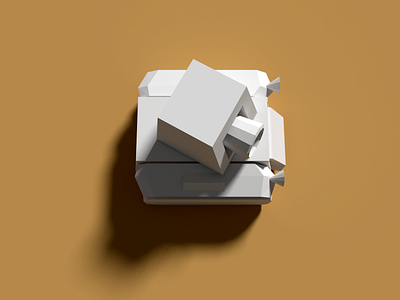 Blender Tank 3d blender brown gray low poly tank video game