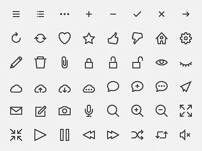 hicons – free outline icons ai free hicons icons illustrator outline simple stroke vector