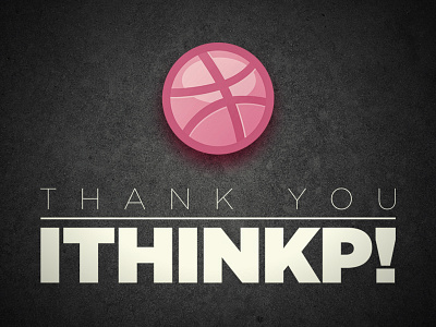 Thank you ITHINKP! dribbble gradoner gradonergraphics illustration ithinkp! thank you