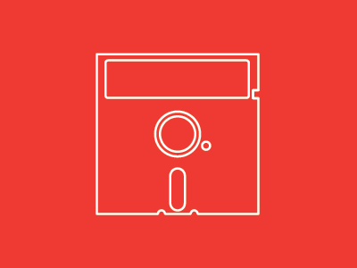 Illustration | Daily Doodles No.15 "The Original Mr. Floppy" 5 14 daily doodle design floppy disk focus lab fun icon illustration illustrator linework