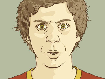 Scott Pilgrim - Coloring illustration portrait