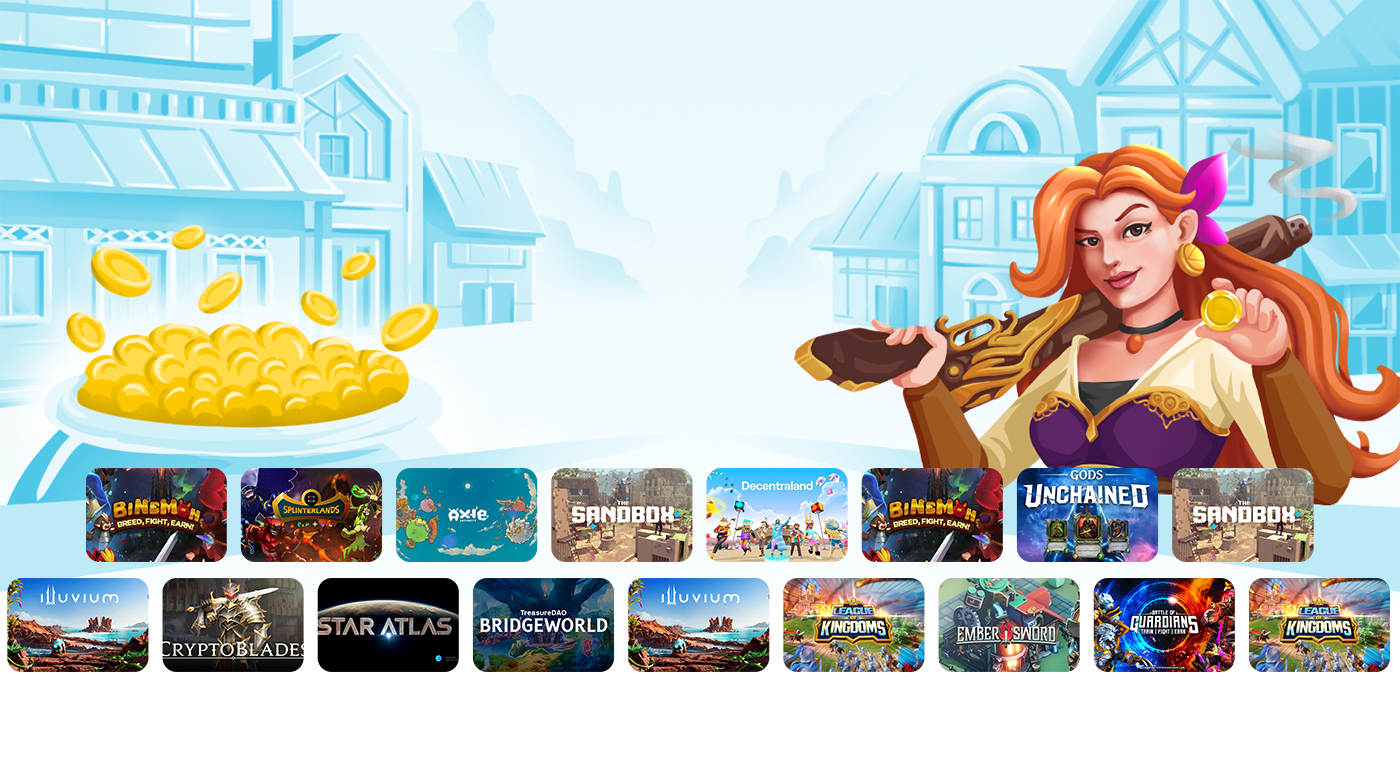 Kaching : Game NFT Website adobe photoshop branding illustration character design concept game design digital illustration digital painting illustration nft game ui ui illustration website