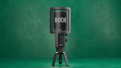 Rode Microphone Advertising in Blender 3D 3d 3d animation 3d modeling 3d product animation 3d rendring ad advertising animation blender blender 3d design illustration microphone motion motion graphics product product animation product visualization rendering texturing