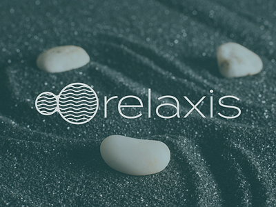 Relaxis branding circle circle icon design grafiko labs graphic design icon circle logo logo design minimal minimal logo minimalist realxing relax relax logo relaxing logo simple logo wave wave icon wave logo