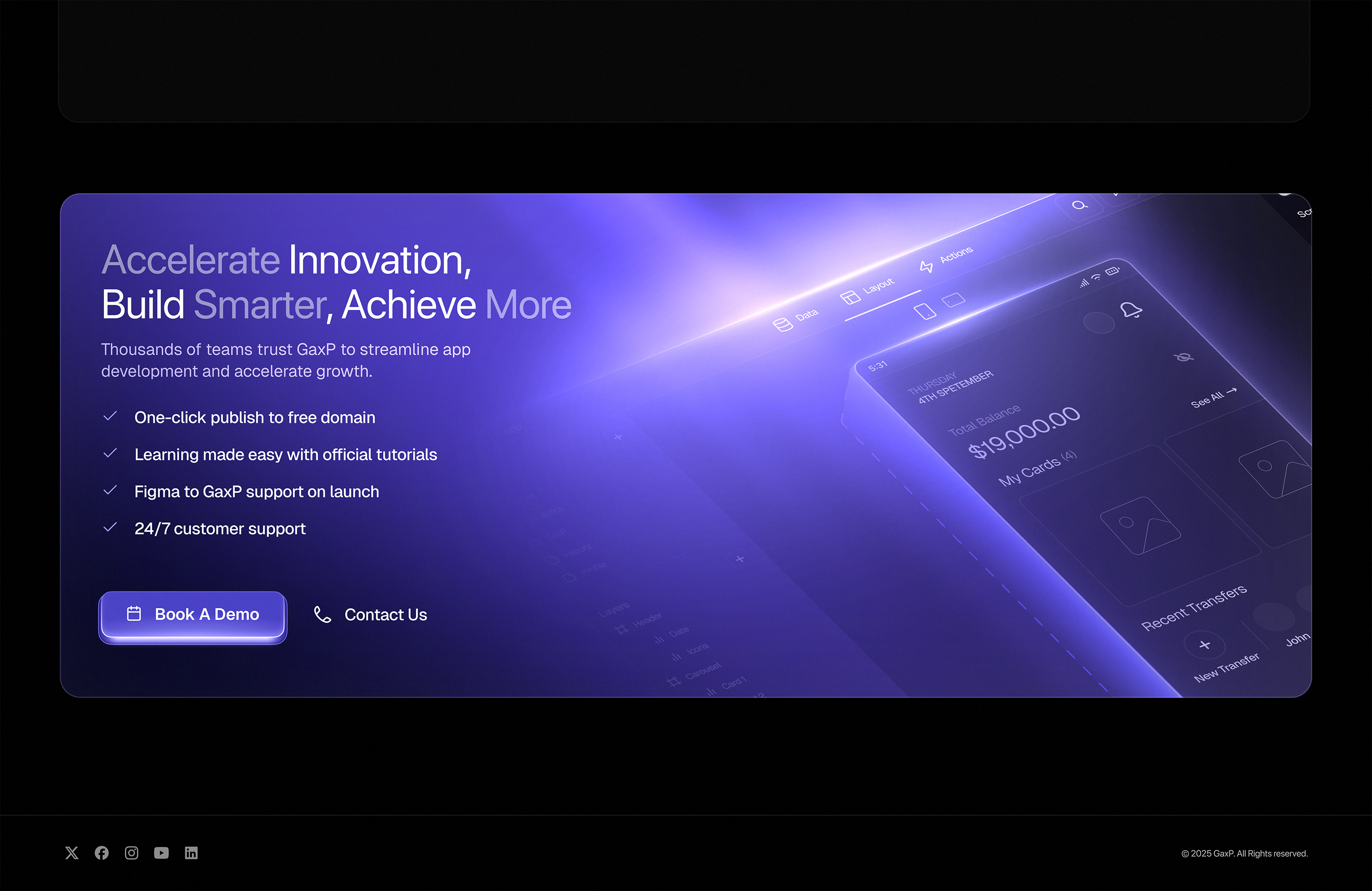 Example of Landing Page Design
