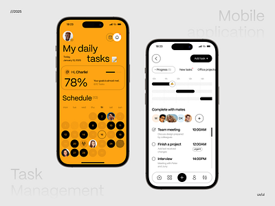 Task & Project Management App app design iphone management management app mobile design planning app productive app project project app project management app schedule app task task app task list task management team app team work app to do app ui design uiux