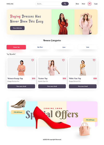 Online store - HTML & CSS website template html css website html design landing page html template online shop html template online store