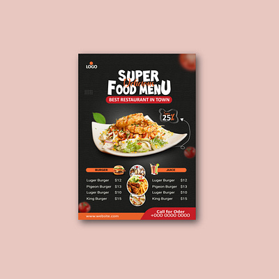 Restaurant / Food Menu design branding design foodlovers foodmenu graphic design marketing menudesign menumagic menus modern restaurantmenu