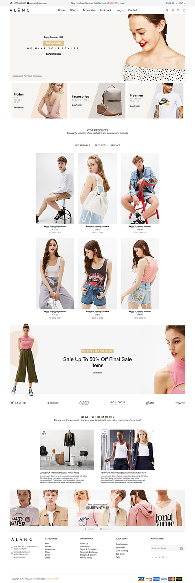 Online Fashion store - HTML & CSS design fashion store html fashoin store html design html css template html template landing page template