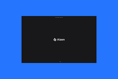 Aizen | Brand Guidelines ai logo artificial intelligence branding brand guide brand guidelines branding branding and identity design guide identity branding logo design logo design branding logotype saas tech branding