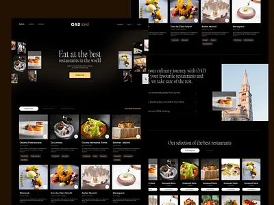 Culinary Trip Website booking creative culinary design food minimal travel trip ui ux web website