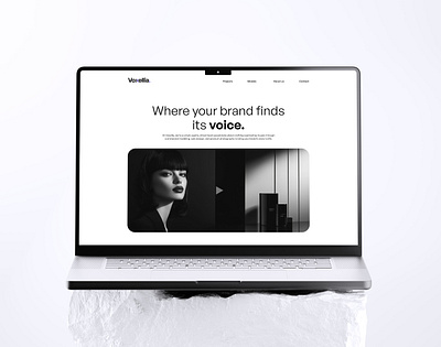 Voxellia - Landing page branding landing page ui voxellia