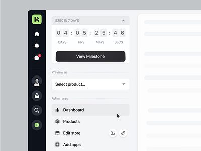 Navigation Menu clean dashboard icon icono iconography icons interface design menu minimal nav navigation navigation menu saas side menu sidebar menu software design ui ui design uiux user interface