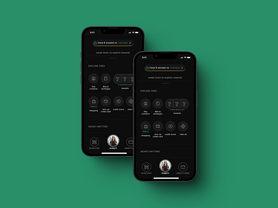 Home Page – Replica of the CRED App app cred design finance fintech homepage tech ui ux