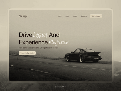 Prestige⭐ 3d agency branding car dashboard design design drive ecommerce website design figma landing page motion graphics product design saas ui ux web design website design