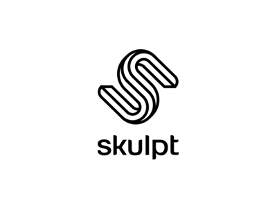 skulpt alexwende branding fitness identity impossible logo logodesign mark sculpture symbol