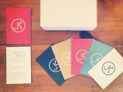 Personal business cards business card design